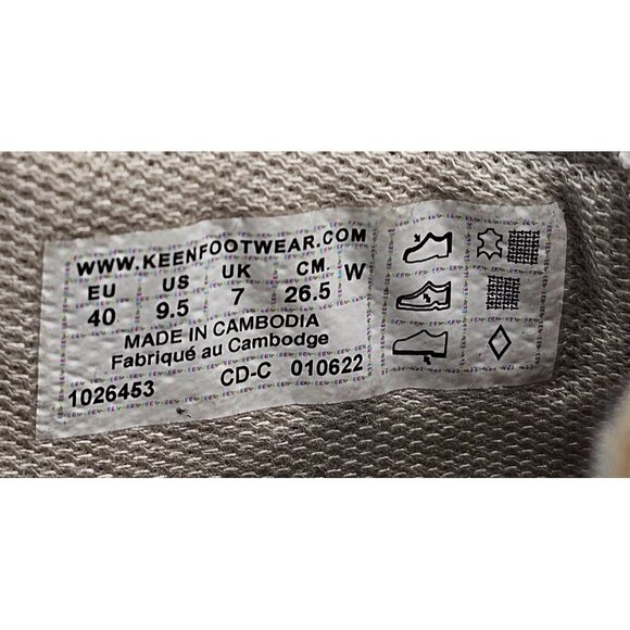 Keen Women's Beige Nubuck Leather Mosey Chelsea Ankle Boots Size 9.5 2949 - Picture 8 of 16